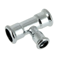 Steel-press T-stuk 35x22x35mm