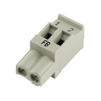 STEKER 2-POLIG GRIJS 832000020