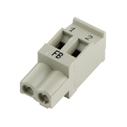 STEKER 2-POLIG GRIJS 832000020 - afb. 1