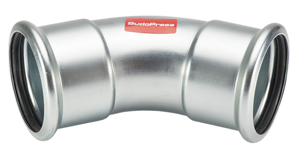 SudoPress C bocht 45gr 88,9x88,9 2x pers - afb. 1
