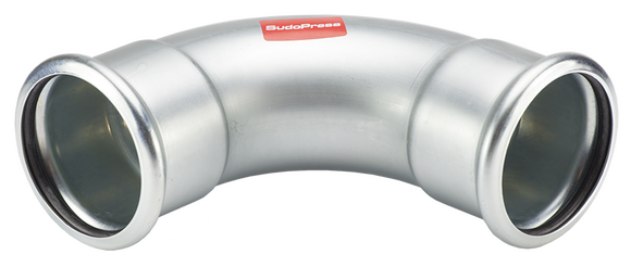 SudoPress C bocht 90gr 66,7x66,7 2xpers - afb. 1
