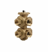 TA 6-weg afsluiter 3/4" binnendraad 3220