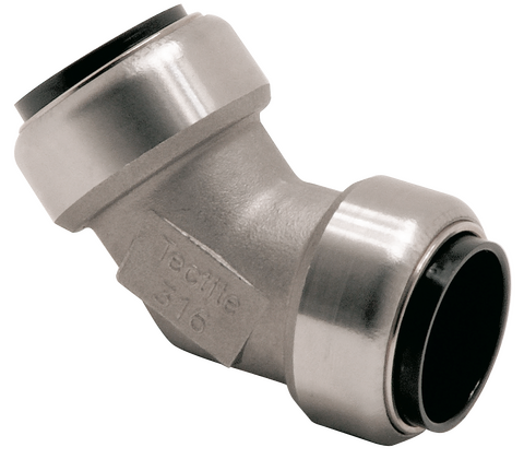 Tectite RVS bocht 45gr 28x28 2x push TS0 - afb. 1