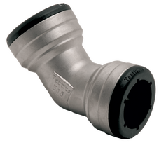 Tectite RVS bocht 45gr 54x54 2x push TS0