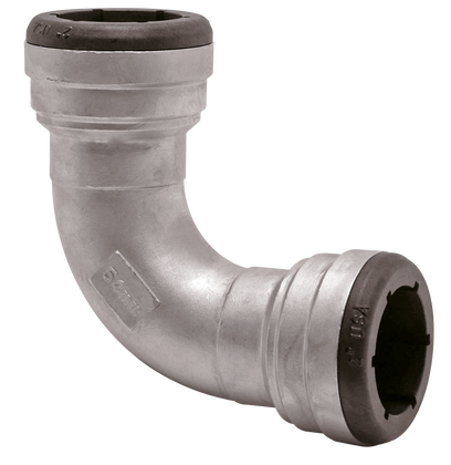 Tectite RVS bocht 90gr 35x35 2x push TS0 - afb. 1