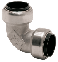 Tectite RVS knie 90gr 18x18 2x push TS09
