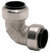Tectite RVS knie 90gr 28x28 2x push TS09 - afb. 1