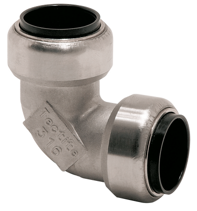 Tectite RVS knie 90gr 28x28 2x push TS09 - afb. 1