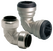 Tectite RVS knie 90gr 35x35 2x push TS09 - afb. 2