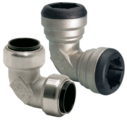 Tectite RVS knie 90gr 35x35 2x push TS09 - afb. 2
