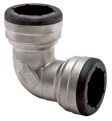 Tectite RVS knie 90gr 42x42 2x push TS09 - afb. 1