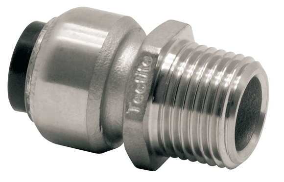 Tectite RVS overg.kopp.18x3/4 push-bu TS - afb. 1