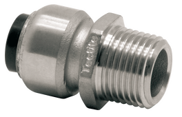 Tectite RVS overg.kopp.22x1/2 push-bu TS