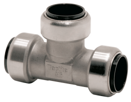 Tectite RVS T-stuk 15x15x15 3x push TS13
