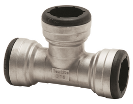 Tectite RVS T-stuk 54x54x54 3x push TS13