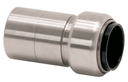 Tectite RVS verloop 22x18 insteek-push T