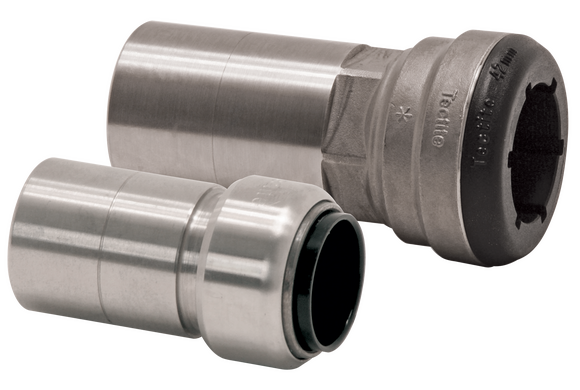 Tectite RVS verloop 28x15 insteek-push T - afb. 2
