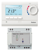 Theben draadl. klokthermostaat 1 zone RA