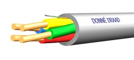 Thermostaatkabel 2 x 0.8 Wit rol a 100mt