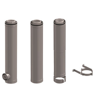 Ubbink CLV set etage ketel O110/160 0718