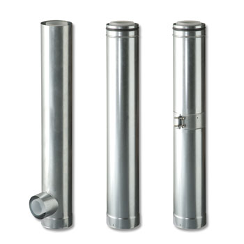 Ubbink CLV set etage ketel O80/125 07189 - afb. 1