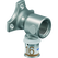 Unicor Muurpl. met flens 1/2"x16mm kort - afb. 1