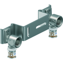 Unicor muurpl + wanddoorv. recht 16