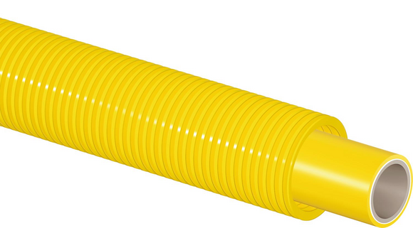 Unipipe Gas-plus geel 20x2.25mm m.mantel Rol a 75m. - afb. 1