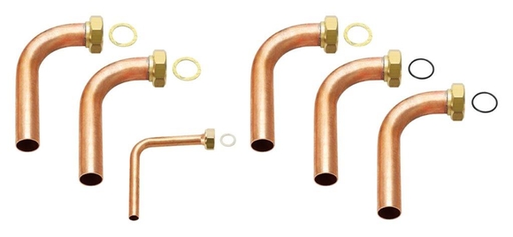 Vaillant flexoTHERM aansl.set gebogen 00 - afb. 1