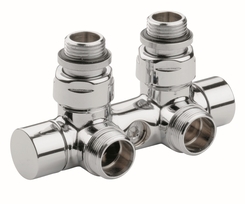 Vasco onderblok haaks 50mm 1/2 chroom
