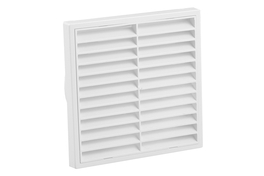 Ventilatierooster vlak model 150mm wit