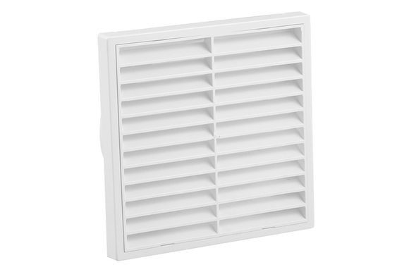 Ventilatierooster vlak model 150mm wit - afb. 1