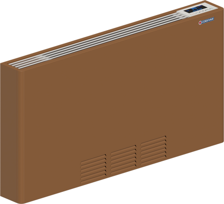 Ventilatorconvector LUCCA VNT4000 588x894 F31 corten bruin L DRL - afb. 1