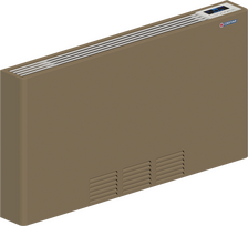 Ventilatorconvector LUCCA VNT8000 588x1294 F25 kwarts stof L DRL