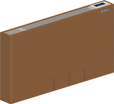 Ventilatorconvector LUCCA VNT8000 588x1294 F31 cortenbruin L DRL