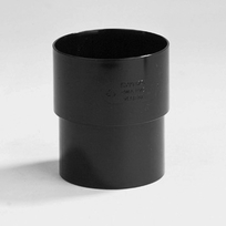 Verbindingmof PVC ketelb. 80mm zwart (-1