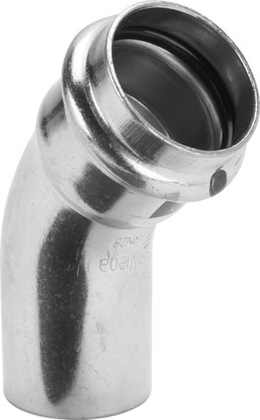 Viega Prestabo bocht 15mm 45° 1126.1 spie-pe 558338 staal/vz m/SC - afb. 2