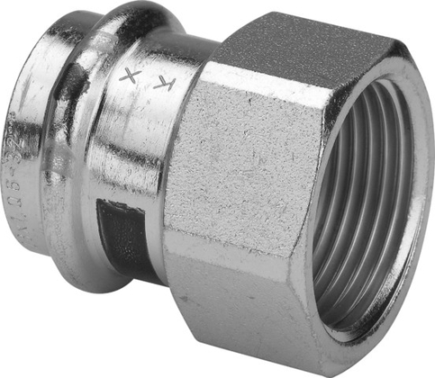 Viega Prestabo overg.stuk 22x1/2" pers-bi 1112 staal/vz m/SC - afb. 2