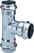 Viega Prestabo T-stuk 22mm 1118 3x pers 558635 staal/vz m/SC - afb. 1