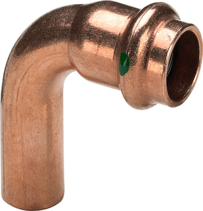 Viega Profipress bocht 12mm 90° pers-spie 2416.1 koper m/SC - afb. 1