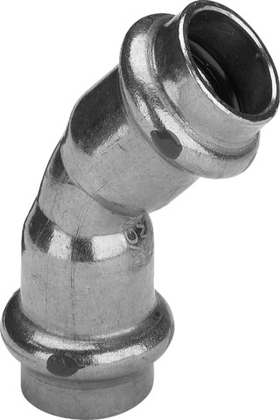 Viega Profipress bocht 22mm 45° 2x pers 2426 292355 koper m/SC - afb. 2