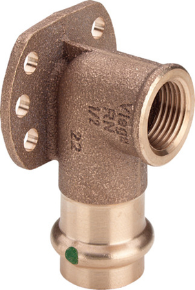 Viega Profipress muurplaat 15x1/2" pers-bi 2225.5 107345 brons - afb. 1