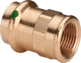 Viega Profipress overg.st 15x1/2" pers-bi 2212 107543 brons m/SC