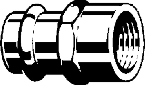 Viega Profipress overg.st 28x1" pers-bi 2212 114329 brons m/SC - afb. 3