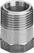 Viega verloopnippel 1/2"x3/8" buxbi bron - afb. 2