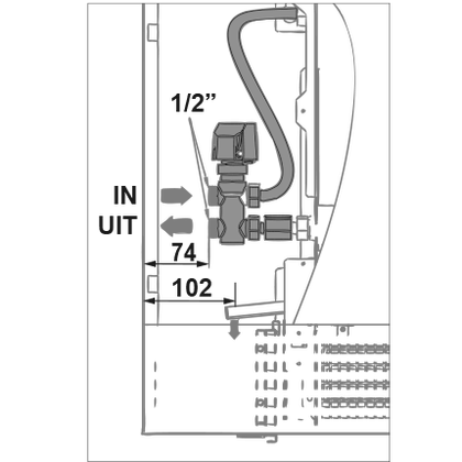 VNT 3-wegklep DRL - afb. 1