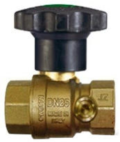 Watts kogelkraan+aftap 1.1/4" serie 208