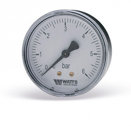 Watts manometer 50A 1/4 0/6B FR 83305010 - afb. 1