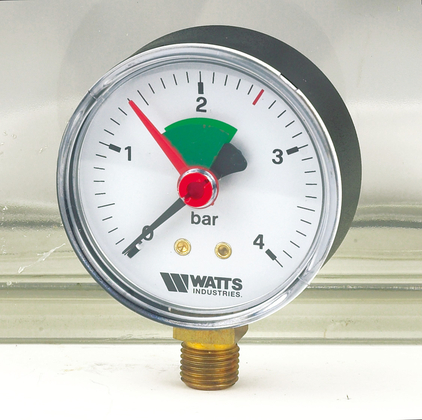Watts manometer FR200 ABS G1/4 DN50 0-4b - afb. 1