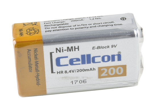 Wilo 9v nimh-accu, 200mah 2522850 - afb. 1